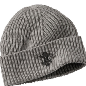 TXP-901 – Ribbed Knit Grey Beanie