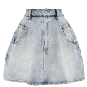TXP-1903 – Women Light Blue Denim Skirt